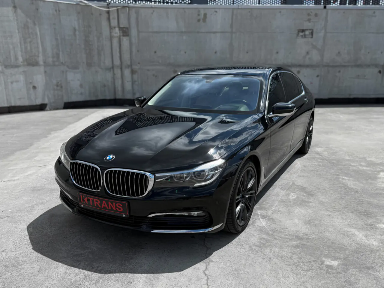 BMW 740l 2016 from the KTRANS rental fleet