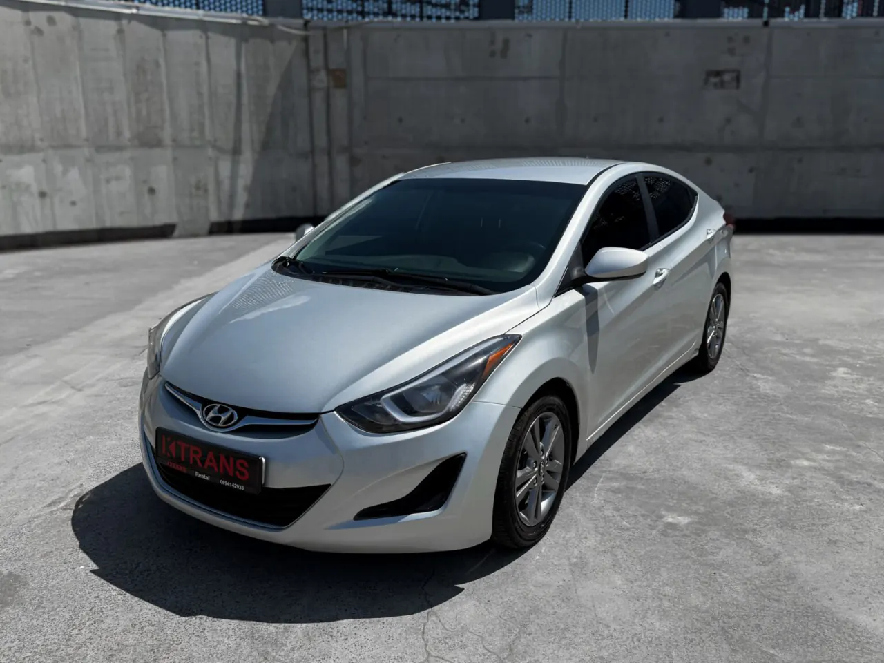 Hyundai Elantra 2015 from the KTRANS rental fleet