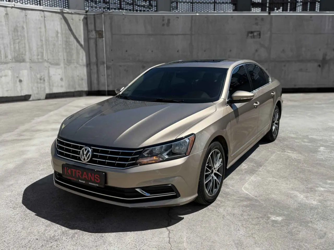 Volkswagen Passat 2016 из парка аренды KTRANS